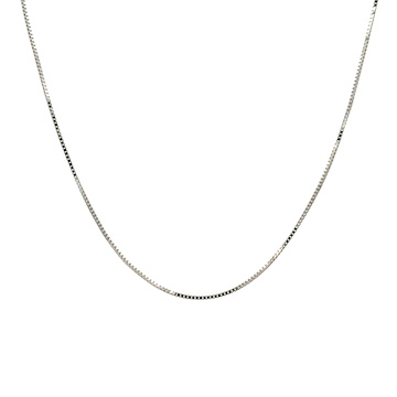 Bílé zlato řetízek jemný BENÁTSKÝ